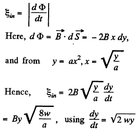 A wire bent as a parabola y = ax^2 is located in a uniform magnetic ...