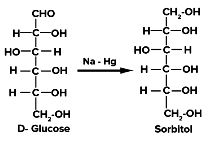 Glucose when reacts with Sodium