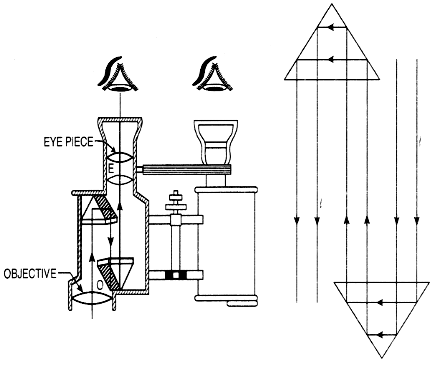 Both eye pieces are movable forward and backward simultaneously.