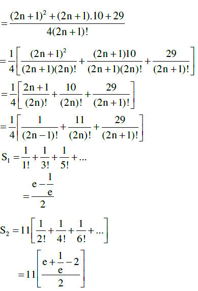 The Sum Of The Series Sum N 1 To N 2 6n 10 2n 1 Is Equal To Sarthaks Econnect Largest Online Education Community