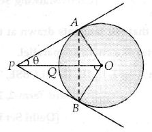 In The Given Figure Op Is Equal To The Diameter Of A Circle With Centre O And Pa And Pb Are Tangents Sarthaks Econnect Largest Online Education Community