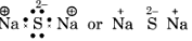 he Lewis structure of following