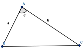 Two sides of a triangle have lengths a and b and the angle