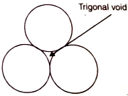 Trigonal void