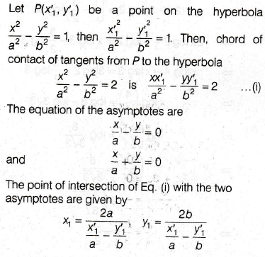 From Any Point On The Hyperbola X 2 A 2 Y 2 B 2 1 Tangents Are Drawn To The Hyperbola Sarthaks Econnect Largest Online Education Community