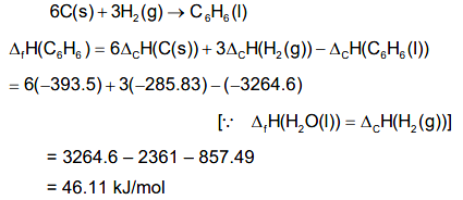 enthalpy of formation