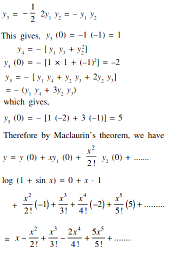 Expand Log 1 Sinx Up To The Term Containing X 4 By Using Maclaurin S Theorem Sarthaks Econnect Largest Online Education Community