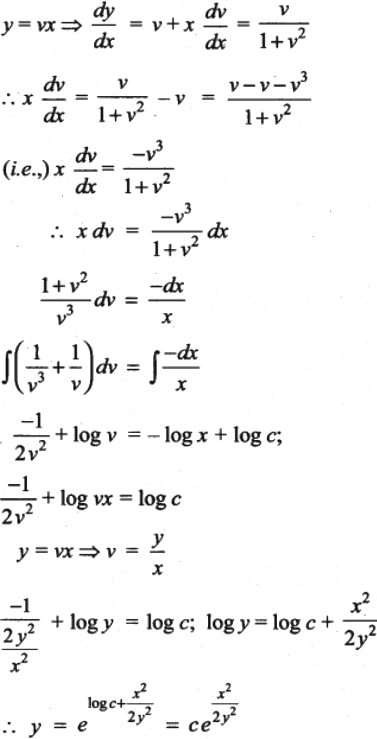 Solve X 2 Y 2 Dy Xy Dx Sarthaks Econnect Largest Online Education Community