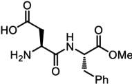 Aspartame, an artificial sweetener, is a dipeptide aspartyl phenylalanine methyl ester