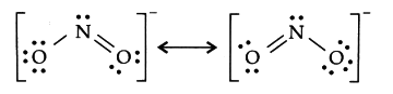 Draw the resonating structures of (NO2)^-. - Sarthaks eConnect ...