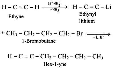 Convert : 1-Bromobutane to hex-1-yne - Sarthaks eConnect | Largest ...