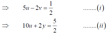 Solve The Following Systems Of Equations 5 X 1 2 Y 1 1 2 10 X 1 2 Y 1 5 2 Where X 1 And Y 1 Sarthaks Econnect Largest Online Education Community