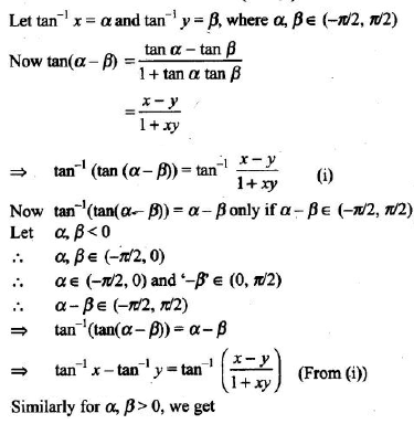 The Result Tan 1x Tan 1y Tan 1 X Y 1 Xy Is True When Value Of Xy Is Sarthaks Econnect Largest Online Education Community