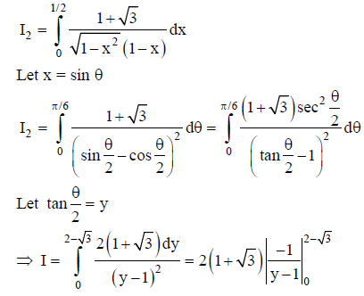 The Value Of The Integral 1 3 X 1 2 1 X 6 1 4 For X 0 1 2 Dx Is Sarthaks Econnect Largest Online Education Community