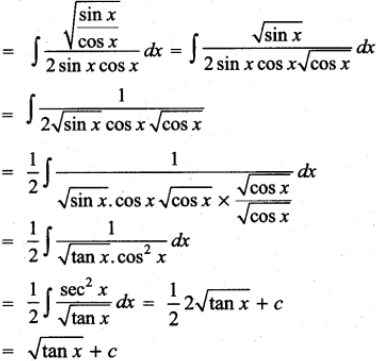 Tan X Sin 2x Dx Is A Tan X C B 2 Tan X C C 1 2 Tan X C D 1 4 Tan X C Sarthaks Econnect Largest Online Education Community