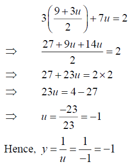 Solve The Following Systems Of Equations 2x 3 Y 9 3x 7 Y 2 Y 0 Sarthaks Econnect Largest Online Education Community