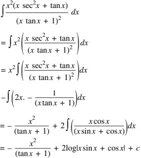 Evaluate X 2 X Sec 2 X Tan X X Tan X 1 2 Dx Sarthaks Econnect Largest Online Education Community