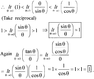 Prove That Lim X 0 Sinx X 1 Where X Being Measured In Radians Sarthaks Econnect Largest Online Education Community