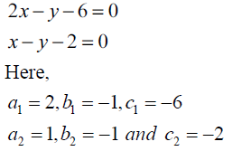 Solve Each Of The Following Systems Of Equations By The Method Of Cross Multiplication 2x Y 6 0 X Y 2 0 Sarthaks Econnect Largest Online Education Community