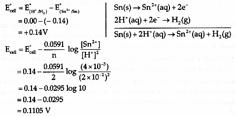 Write The Cell Reaction And Calculate The E M F Of The Following Cell At 298 K Sarthaks Econnect Largest Online Education Community