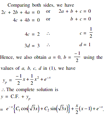 2dy 2y solve undetermined 4y coefficients method