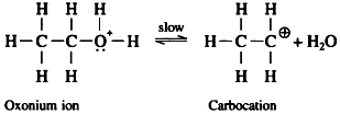 Mechanism of acid catalyzed dehydration of ethanol to give ethene ...