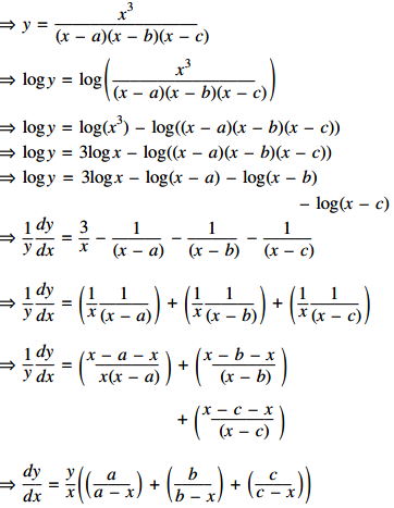 If Y Ax 2 X A X B X C Bx X B X C C X C 1 Then Prove That Dy Dx Y X A A X B B