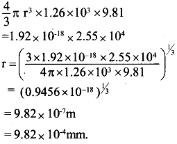 An Oil Drop Of 12 Excess Electrons Is Hold Stationery Under A Constant Electric Field Of 2 55 Sarthaks Econnect Largest Online Education Munity